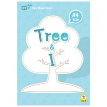 [학토재] 트리앤아이 A4 100장_Tree&I (나무모양종이, 진로, 인성, 독후활동, 창의수업)