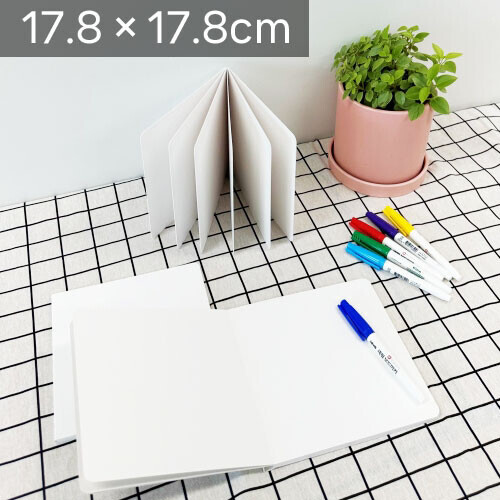 [학토재] 다빈치 스크랩북(국내산, KC인증) 17.8x17.8cm (6종 택1)